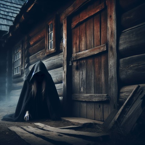 Humbled Crone Crouched Beside Wooden Building . 2023-12-17 (Small).jpg